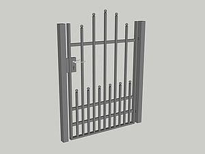 Wzór furtki, seria Premium, model PM7