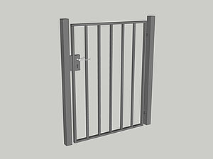 Wzór furtki, seria Basic, model B1