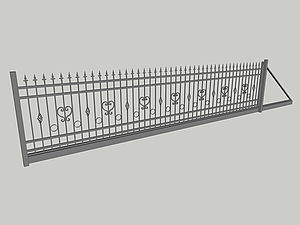 Wzór bramy przesuwnej, seria Premium, model PM4