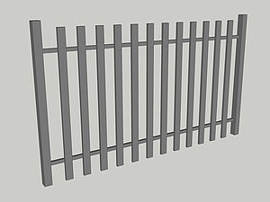Wzór ogrodzenia, seria Basic, model B5