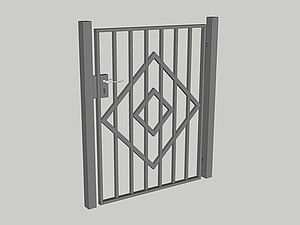 Wzór furtki, seria Modern, model M7