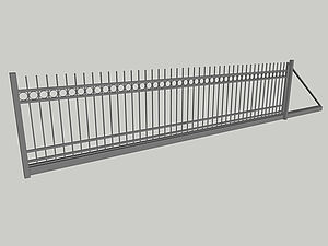 Wzór bramy przesuwnej, seria Classic, model C1