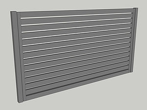 Wzór ogrodzenia, seria Private, model PV2