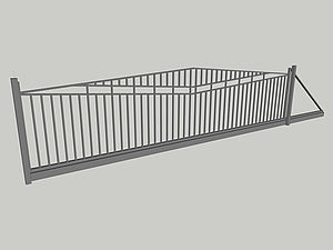 Wzór bramy przesuwnej, seria Abstraction, model AB3