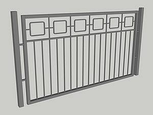 Wzór ogrodzenia, seria Premium, model PM2