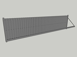 Wzór bramy przesuwnej, seria Private, model PV5