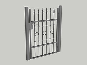 Wzór furtki, seria Classic, model C4