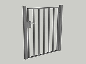 Wzór furtki, seria Basic, model B4