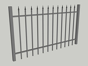 Wzór ogrodzenia, seria Basic, model B2