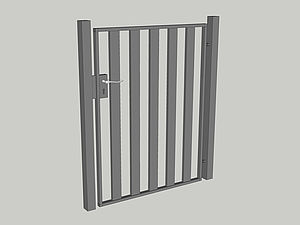 Wzór furtki, seria Modern, model M2