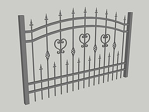 Posiadamy bogatą bazę wzorów ogrodzeń, bram i furtek.