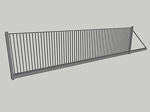 Wzór bramy przesuwnej, seria Basic, model B3