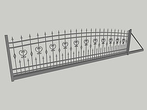 Wzór bramy przesuwnej, seria Premium, model PM5