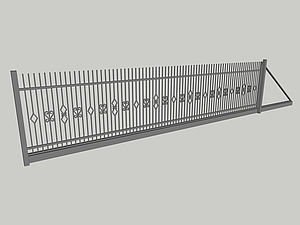 Wzór bramy przesuwnej, seria Premium, model PM6
