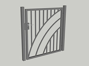 Wzór furtki, seria Abstraction, model AB4