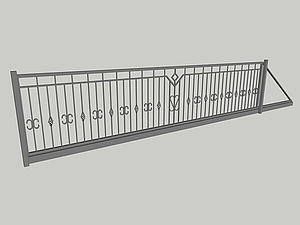 Wzór bramy przesuwnej, seria Premium, model PM3