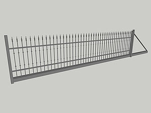 Wzór bramy przesuwnej, seria Classic, model C3