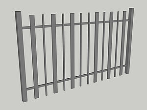 Wzór ogrodzenia, seria Basic, model B6