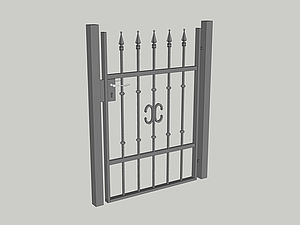 Wzór furtki, seria Classic, model C5