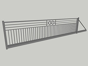 Wzór bramy przesuwnej, seria Modern, model M4