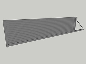 Wzór bramy przesuwnej, seria Private, model PV7