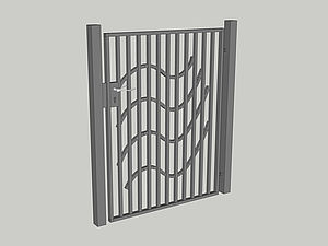 Wzór furtki, seria Abstraction, model AB7