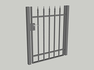 Wzór furtki, seria Basic, model B2