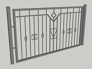 Wzór ogrodzenia, seria Premium, model PM3